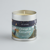 Orange & Cinnamon, Christmas Scented Tin Candle