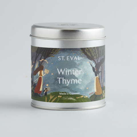 Winter Thyme, Christmas Scented Tin Candle