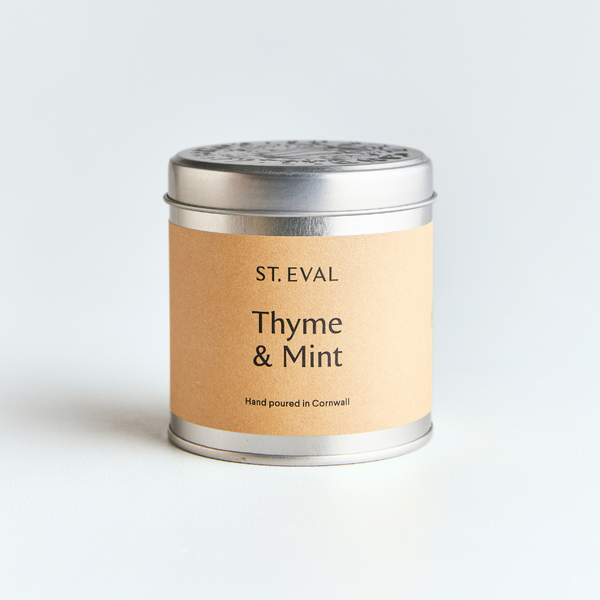 Thyme & Mint Scented Tin Candle