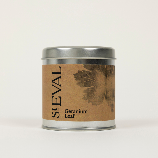 Geranium Leaf, Scented Tin Candle