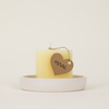 Ivory Mini Heart Candle