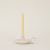 White Speckle, 1/2" Candle Holder with Handle