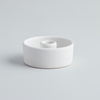 White Speckle 7/8” Candle Holder