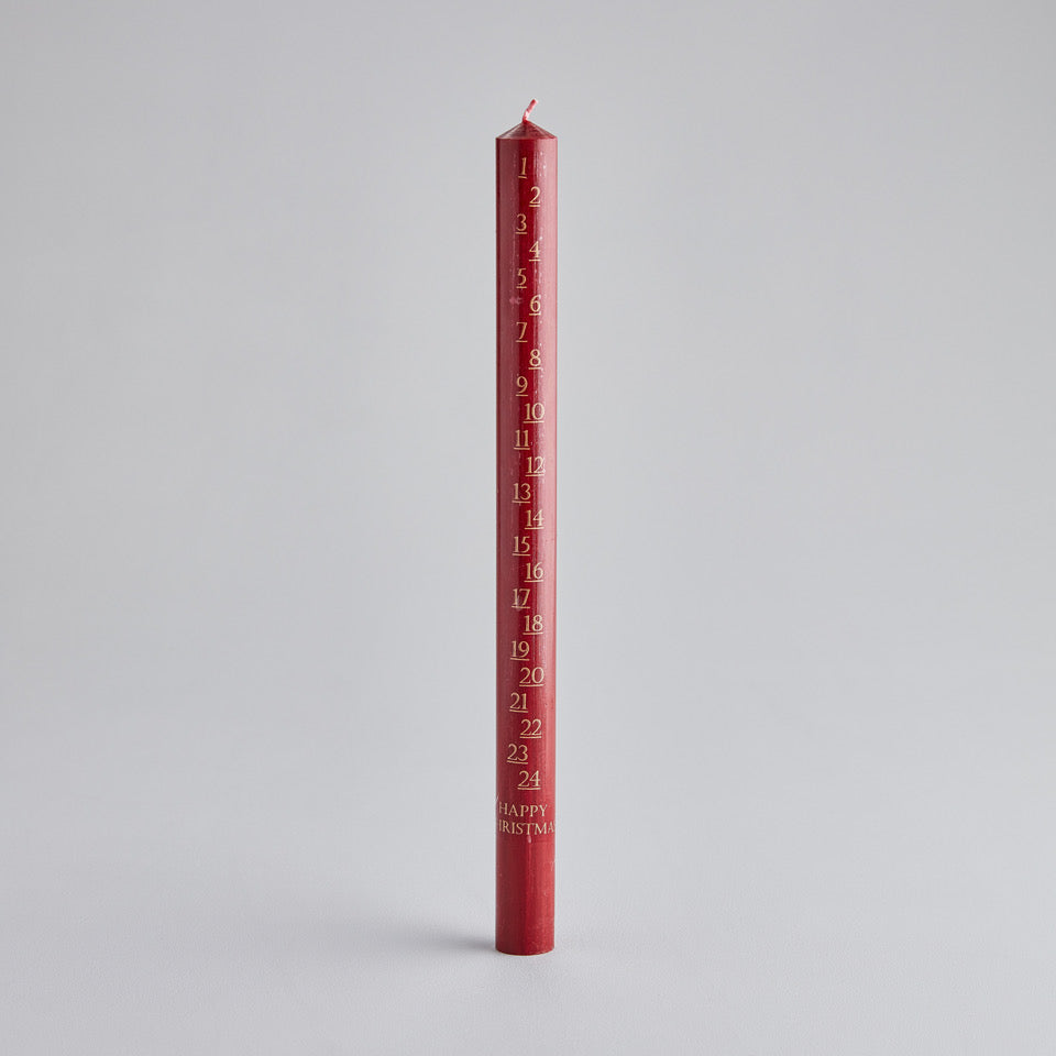 Red 7/8"x12" Advent Candles